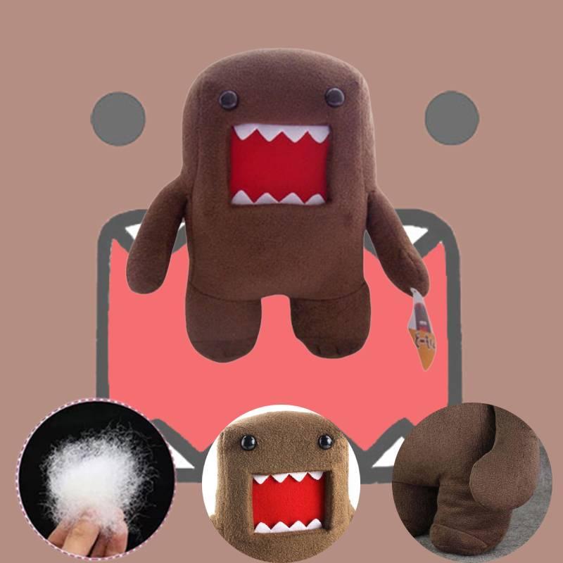 Cute Domo Kun Cartoon Pillow Plush Dolls Kids Couples Funny Gift Brown