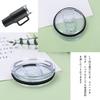 Tumbler Lid, Vacuum Insulated Mug Lid, Transparent, Airtight, Insulates, Replacement Tumbler Lid with Sliding Opening Design