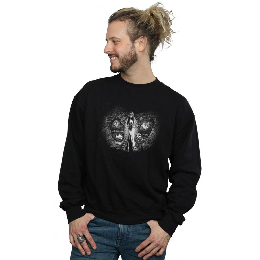 Corpse Bride Herren Love Triangle Sweatshirt
