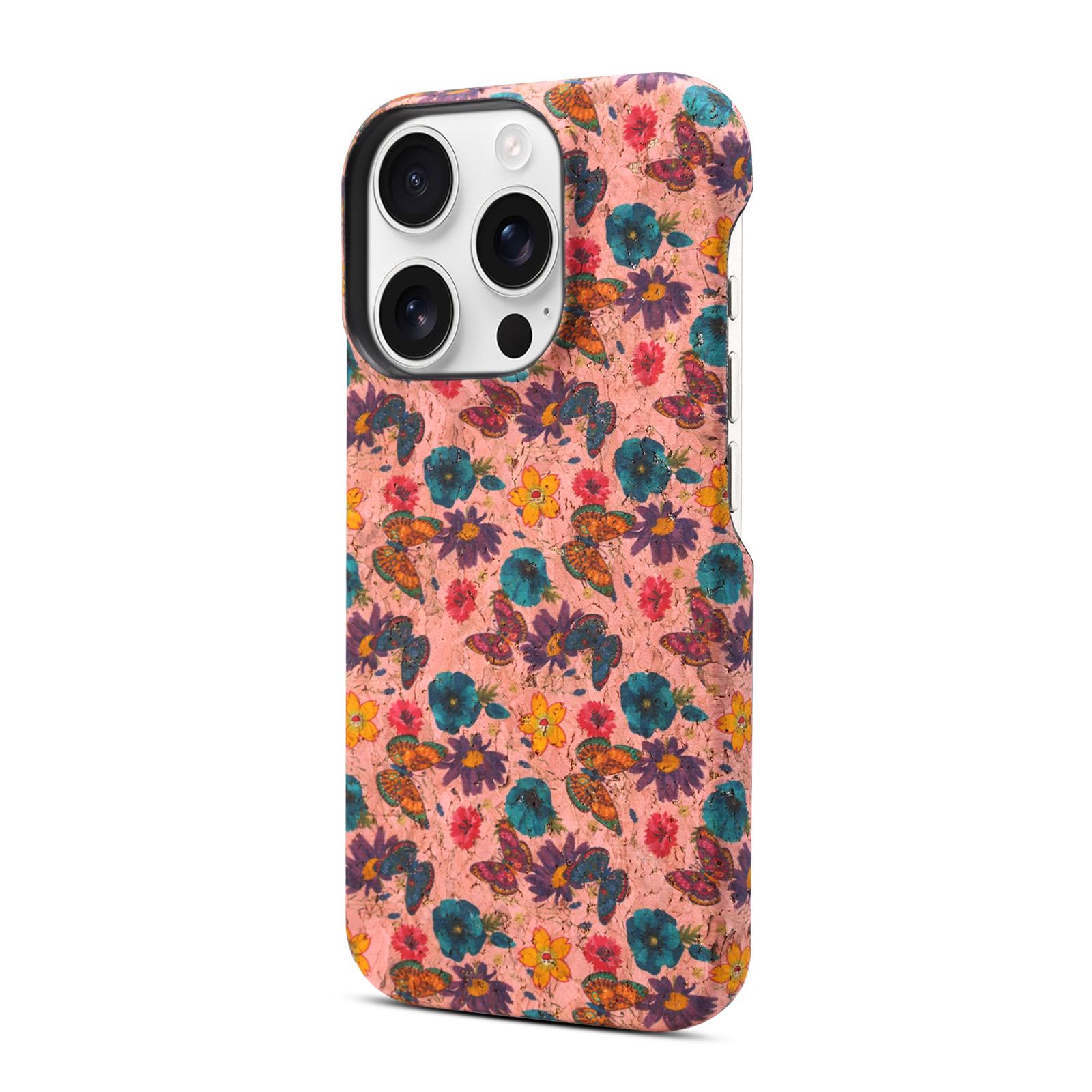 

Senior Cork Print Wireless Charging Drop-proof Phone Case for iPhone 14/15/16 Pro/16E 14 Pro