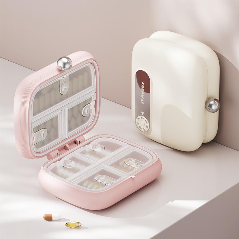 Compact Travel Pill Box – Portable Organizer for Vitamins, Supplements, and Weight Loss Pills