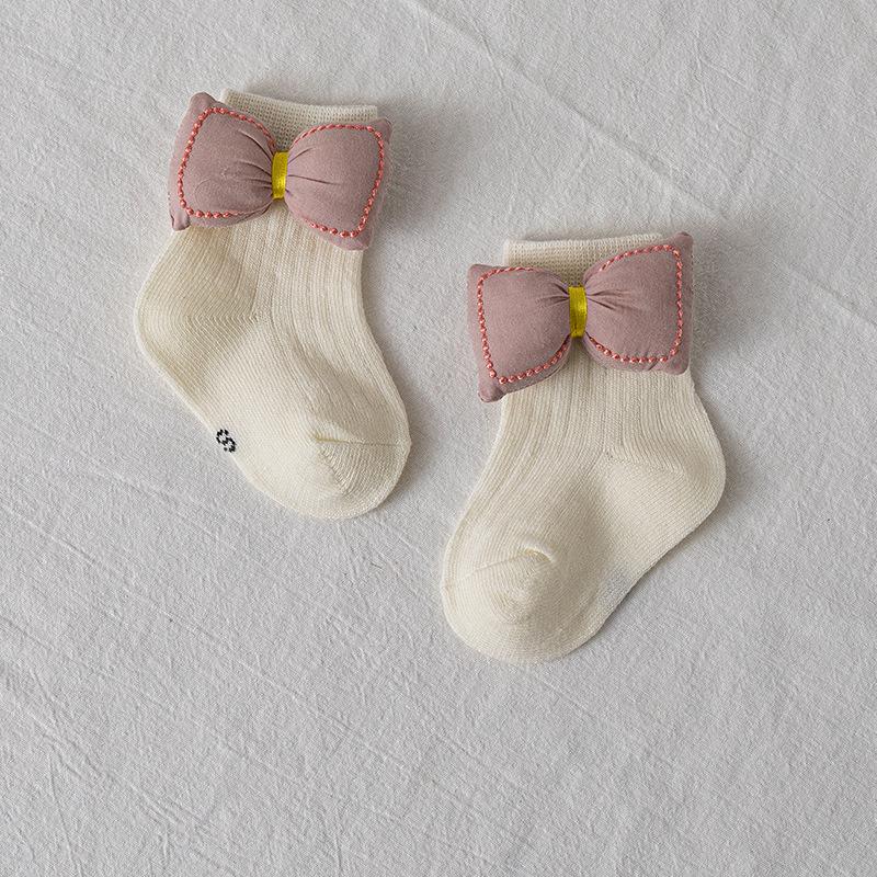 

Осенние мультяшные хлопковые носки для малышей мальчиков и девочек, 0-3 года, средней длины, свободного кроя M 1-3 years, foot length 11-13CM