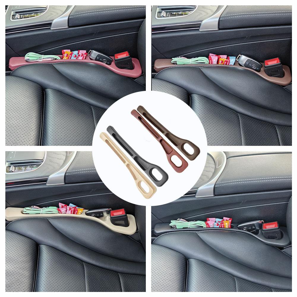 2pcs Universal Car Seat Gap Filler, Leakproof Anti-Loss with Multi-Pocket Organizer, for Sedan SUV Truck Auto Interior Storage