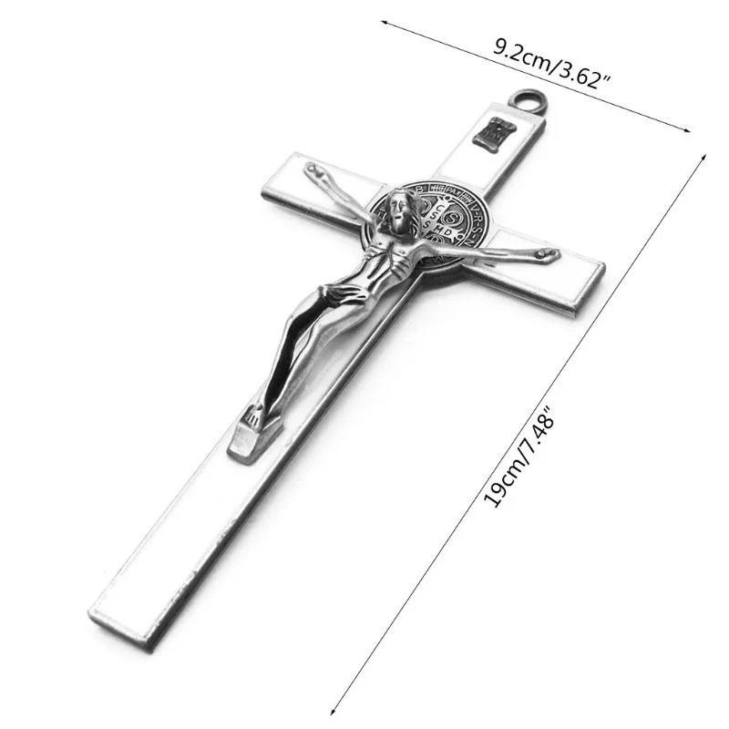 Kirchenreliquien Jesus am Pranger Kreuz Wandkruzifix Antike Heimkapellendekoration Christus Kreuz Anhänger Religion Beten Dekoration
