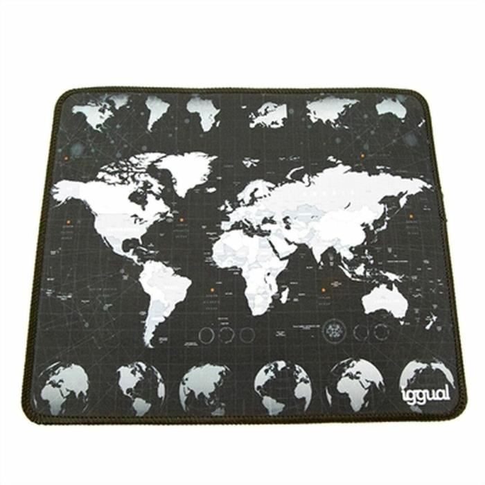 Tapis De Souris Iggual IGG317310 Mappemonde