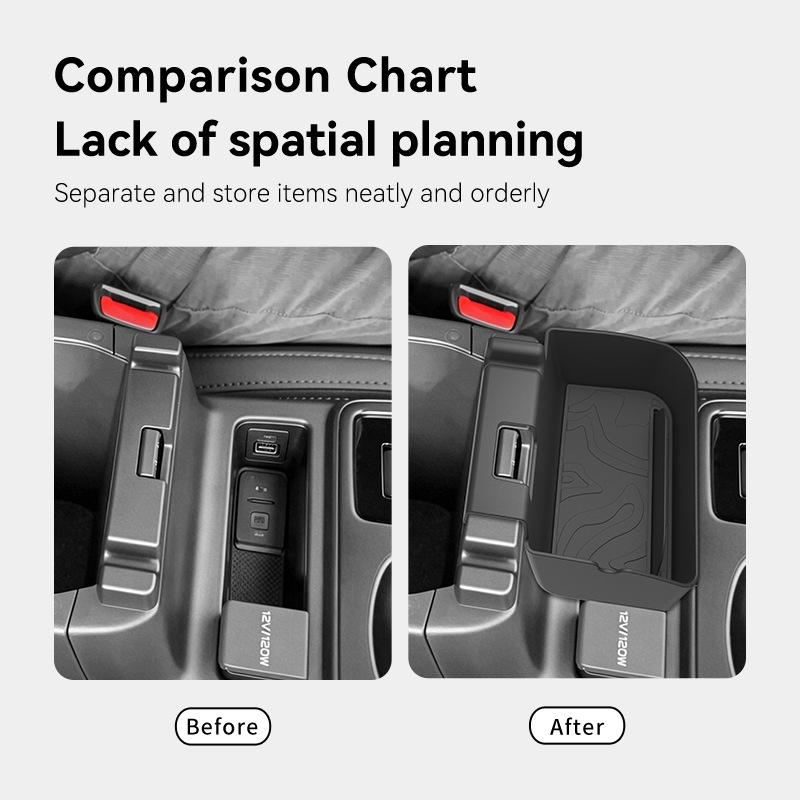 Center Console Storage Organizer For 2026 Subaru Outback Car Interior Storage Box Tray Auto Modification Accessories