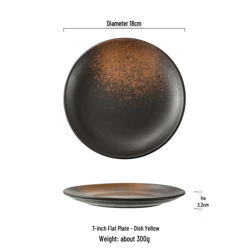 12-inch Japanese Style Round Dinner and Salad Plate