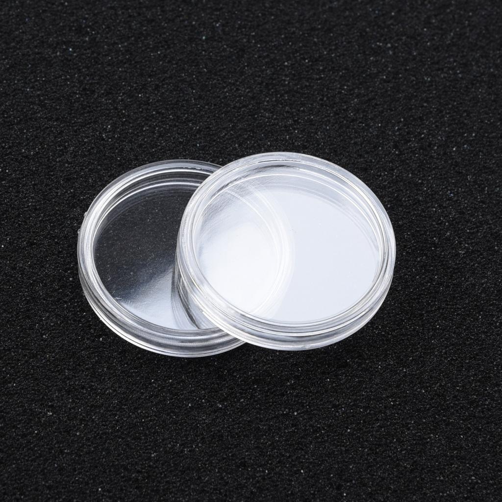 Coin Boxes Plastic Storage Collectibles Cases Dustproof Display Useful