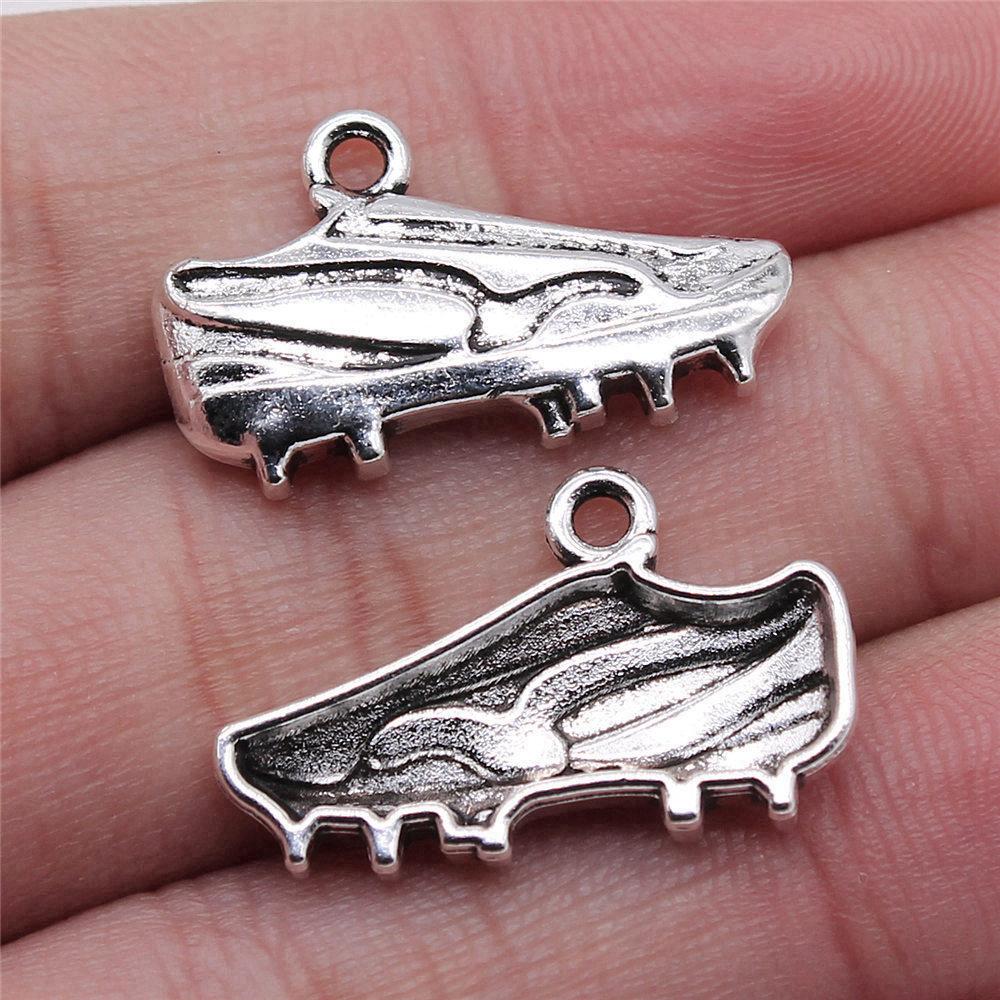 Shoes High Heel Fashion Charm Antique Bronze Zinc Alloy Jewelry Making Supplies for Women Earring Charms Handmade