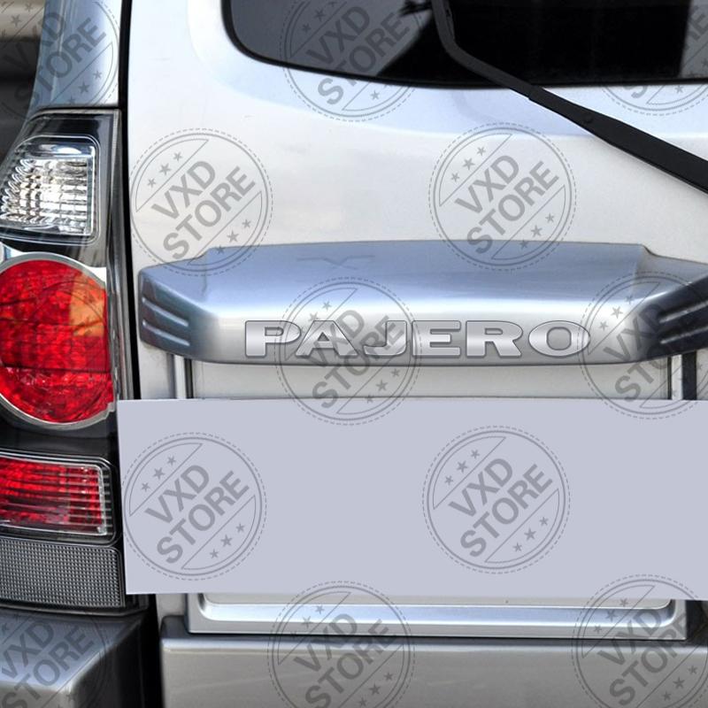 Per Mitsubishi Pajero Auto 3D Lettere Metalliche Logo Badge Decalcomanie Adesivo Auto Auto Bagagliaio Posteriore Emblema Alfabeto Adesivi Styling