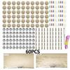 60X Universal Car Roof Liner Ceiling Kit Repair Buckle Headliner P Rivet Snap