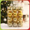 24pc Christmas Balls Decoration Pendant Set 4cm Colorful Ball Christmas Tree Decoration Ball  Festive Atmosphere Christmas Ball