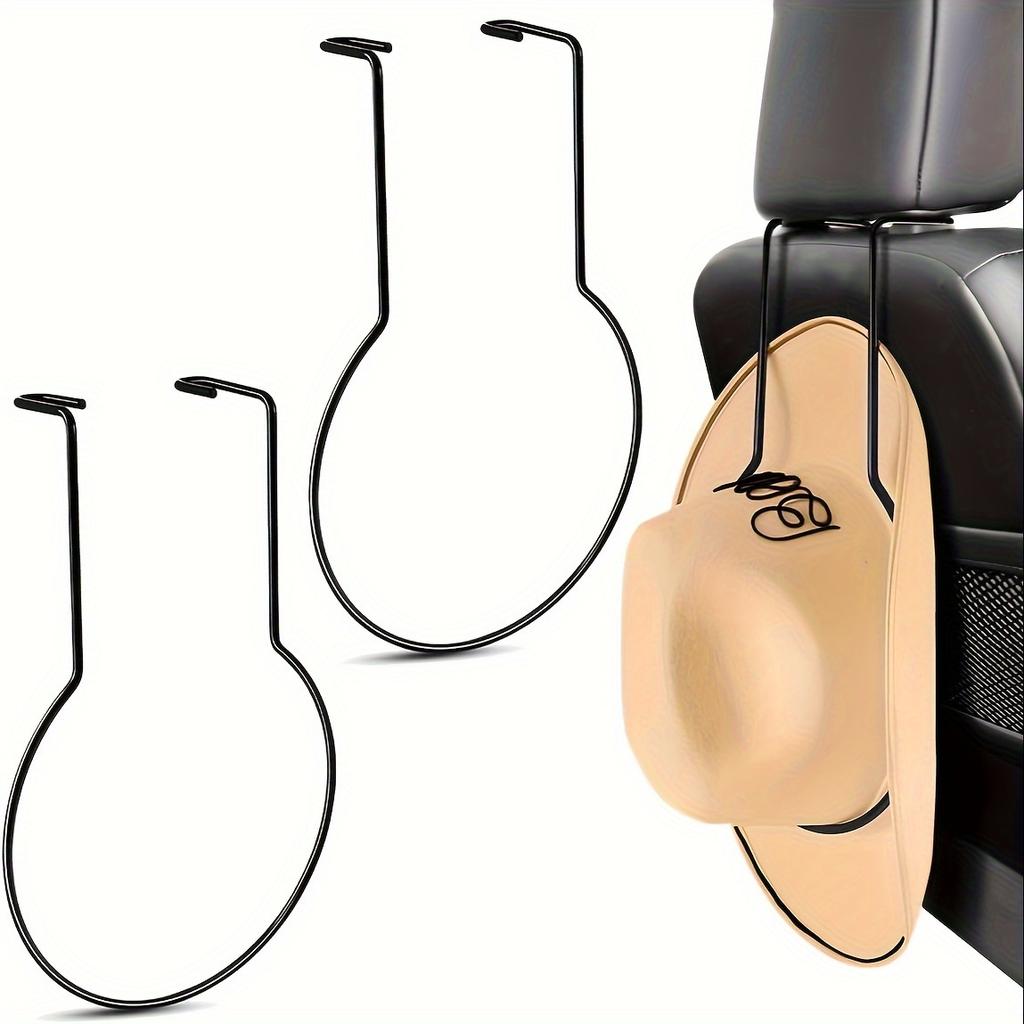 Hat Storage Organizer for Trucks Featuring a Clip for Holding Cowboy Hats in