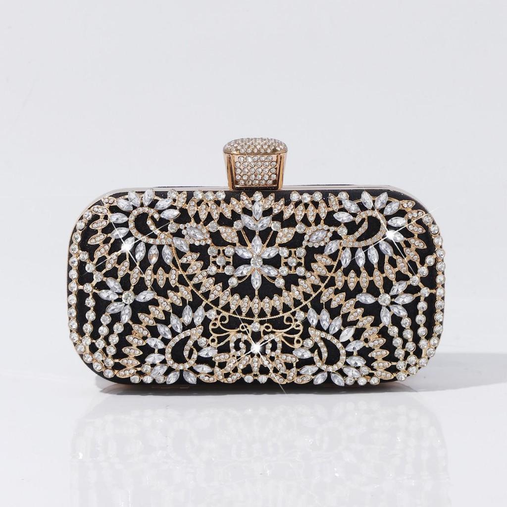 Elegant strassclutch - Europeisk amerikansk mode aftonväska