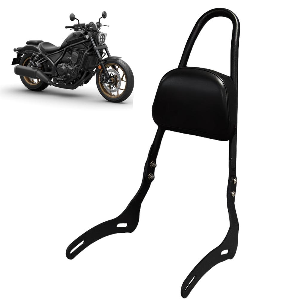 PGMTOING Backrest Cushion Pad Back Rack Rear Seat Backrest Shelf for Rebel 1100 CM1100 Backrest Cushion Passenger Backrest Rear Passenger Backrest