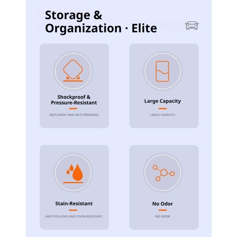 Round/Square Electric Vehicle Charging Units Bag Shockproof Car Trunk Organizer  Vehicle