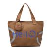 Large Capacity Casual Trendy Fashion Smiley Face Class Commute Portable Shopping Bag Canvas Bag Women'S Shoulder Bag Tote Bag