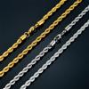 Collier Long Chaîne en Acier Inoxydable Twist Hip Hop Bijoux pour Hommes Vente en Gros ,Marque Hippie Couleur Or Collier pour Homme Chaîne Bijoux Cadeaujavascript :Vide (0 )