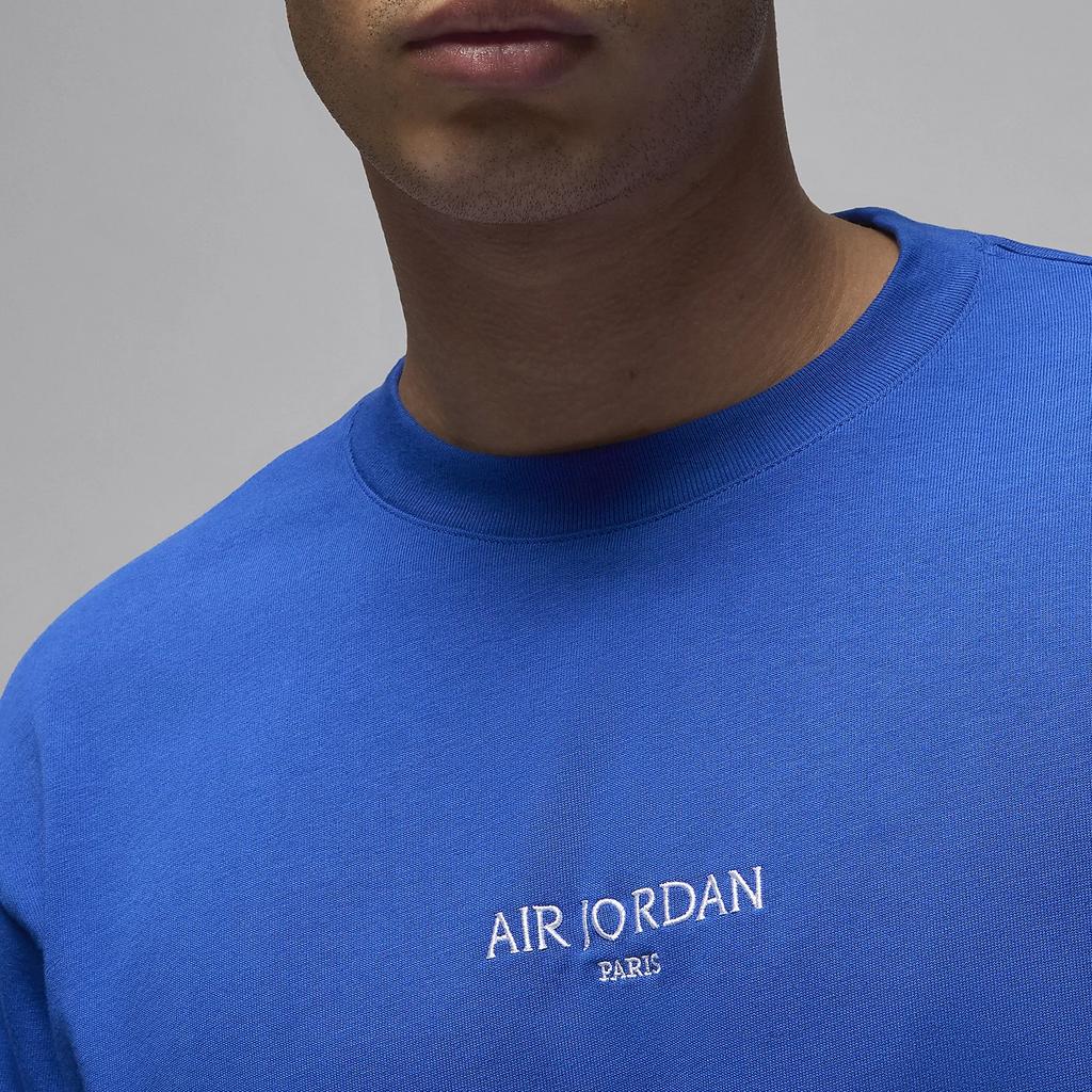 Jordan Mens T-Shirt With Letter Embroidery Design Men Tops Blue HF5490-480