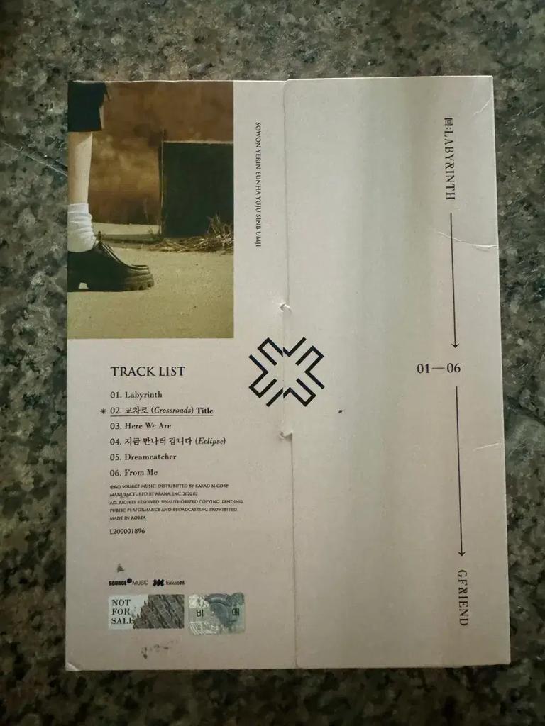 GFRIEND Secret Crossroads Autographed Album Crossroads Yerin Used