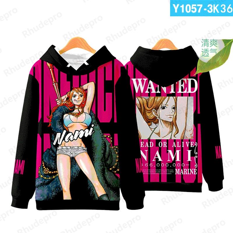 

Luffy nouvelle mode une pièce sweats à capuche impression 3D hommes femmes enfants sweats garçon fille enfants Streetwear pull vert hauts 160