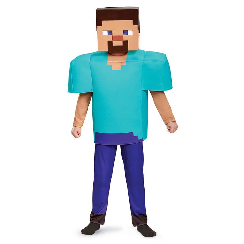 Ο Κόσμος μου Minecraft Κοστούμι Cosplay Αποκριών με Διαμαντένια Πανοπλία