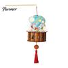 DIY Craft Kit for Kids Mid-Autumn Moon Rabbit Lantern Kit, 3D LED Handheld Lantern, Educational Manual Skill Toy Ancient Style Set Home Holiday Decor