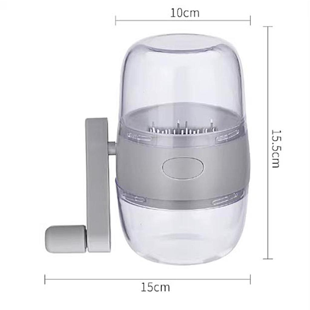 Mini Spice Grinder Hand Crank Multipurpose Manual Spice Mill Nut Chopper Nut Grinder for Coffee Bean Kitchen Spices Pecans Nuts