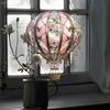 1 Pcs 2D Acrylic Hot Air Balloon Light-Collecting Device Flower Window Pendant Garden Home Decoration