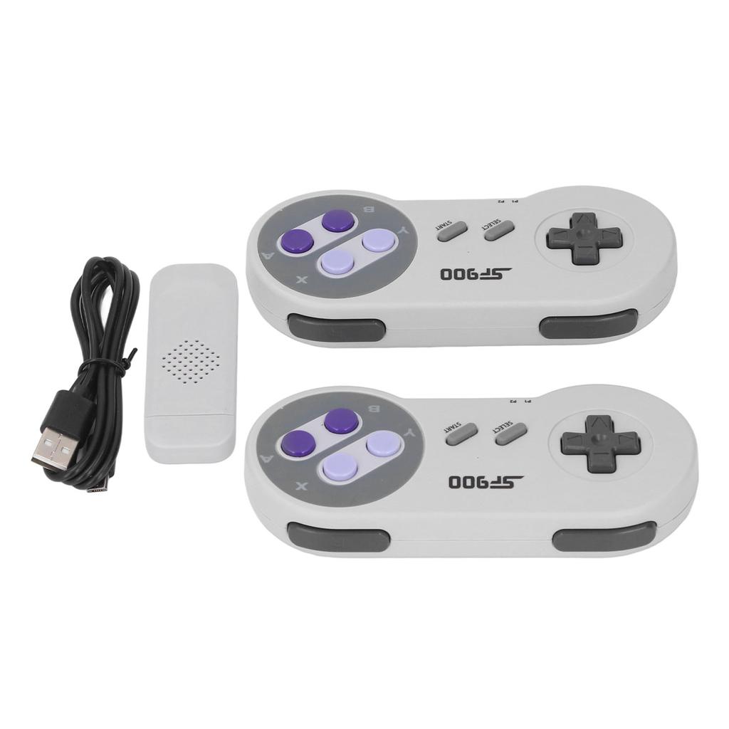 Paar Wireless-Spielkonsolen-Speicherkartensteckplatz Plug-and-Play Ergonomischer Retro-Videospiel-Stick für SF