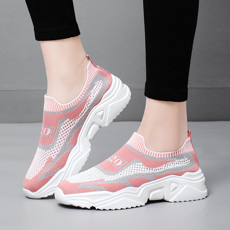 TUINANLE Spring Sneakers Plus Size 35-44 Women Black Shoes Summer Casual Slippers Pink Walking Shoes
