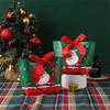 Christmas Eve Apple Gift Bag Paper Fruit Candy Snack Cookies Packaging Bag for Kids Xmas New Year Party Favor Supplies Decor
