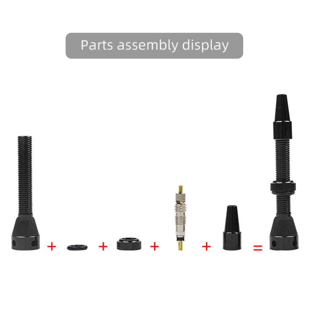 2 ks Hliníková slitina Dřík Presta ventilu jízdního kola Dříky vakuových ventilů jízdního kola pro horská kola Silniční kolo