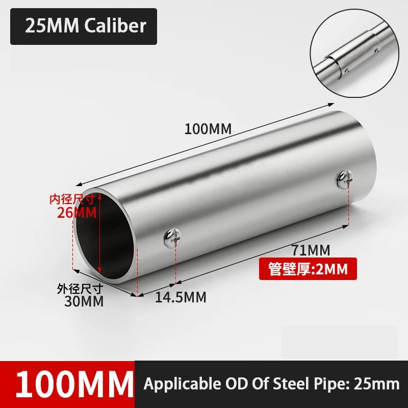 25mm 32mm Stainless Steel Round Tube Connector 2 Way Pipe Connector Pipe Fittings Pipe Connection Shelf Joints Tube Accessories