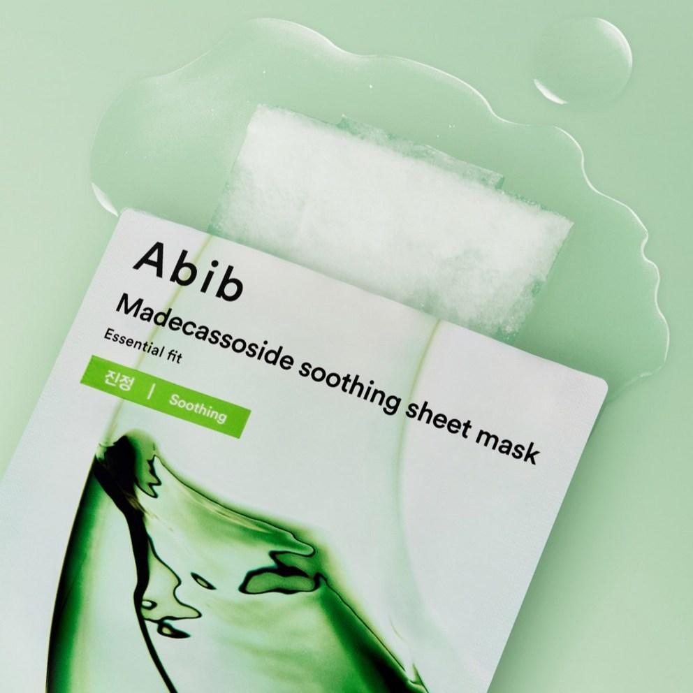 Abib Madecassoside Calming Essential Fit Mask Pack, 1 Pc, 10 Pcs
