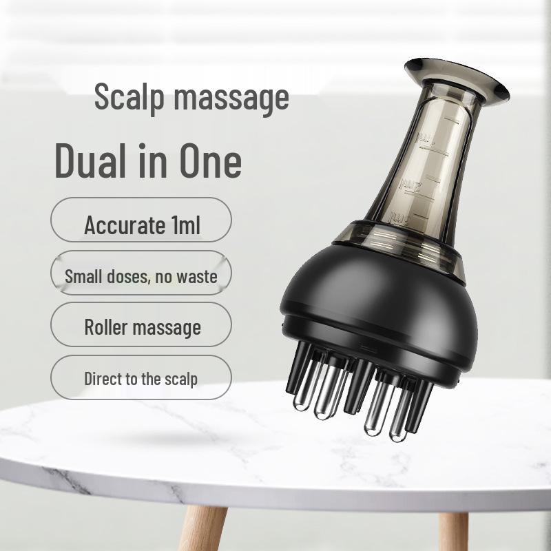 Minoxidil Hair Growth Scalp Roller - 1-5ml Oil Applicator & Massage Comb