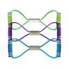 Resistance Band Figure 8 Workout Tube Stretch Fitness Band for Arm Chest Trainer
