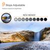 K&F CONCEPT 37-82mm ND2 To ND400 Adjustable Neutral Density Variable ND Camera Lenses Filter Cloth 49mm 52mm 58mm 62mm 67mm 77mm