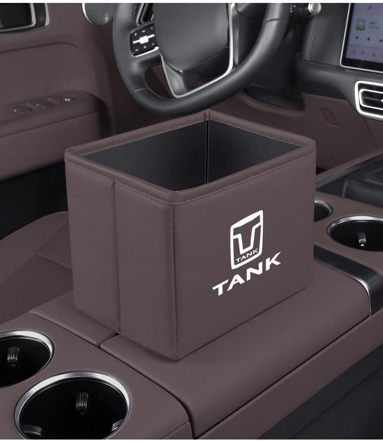 Folding In-Car Storage Box & Trash Can for Tank 300/500hi4t/400/800/700 New Energy Vehicles