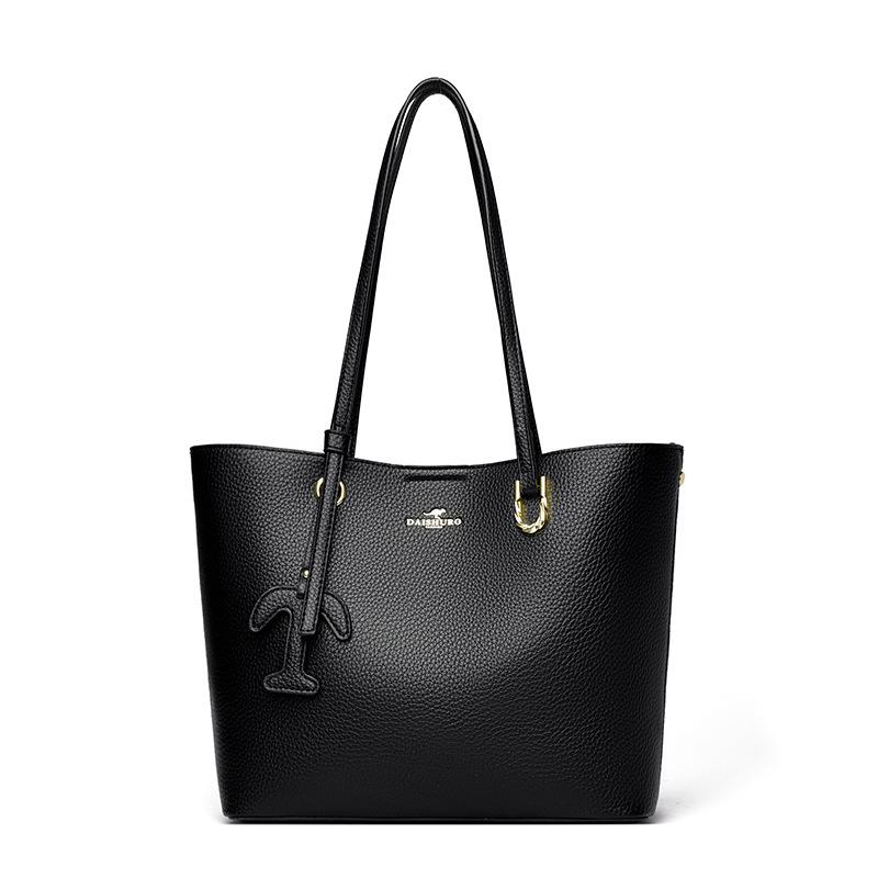 Fashionable Large-capacity Commuting Convenient Storage Handbag, Single-shoulder Bag, Simple and Elegant Ladies' Tote Bag