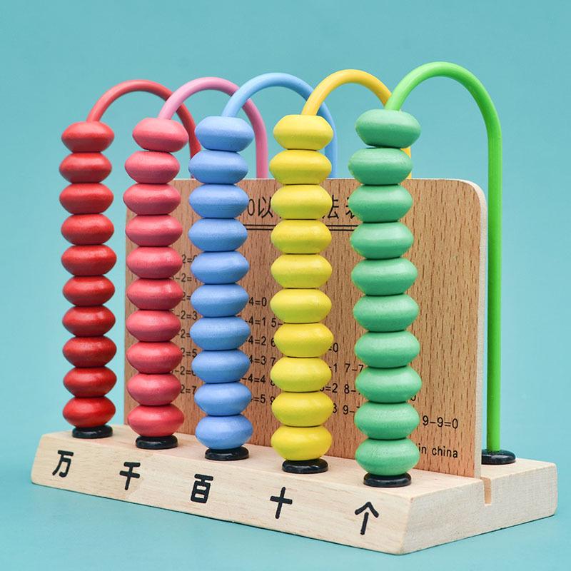 Elementary School Math Teaching Set with Counters and Geometric Solids for Intellectual Development, Grades 1-2