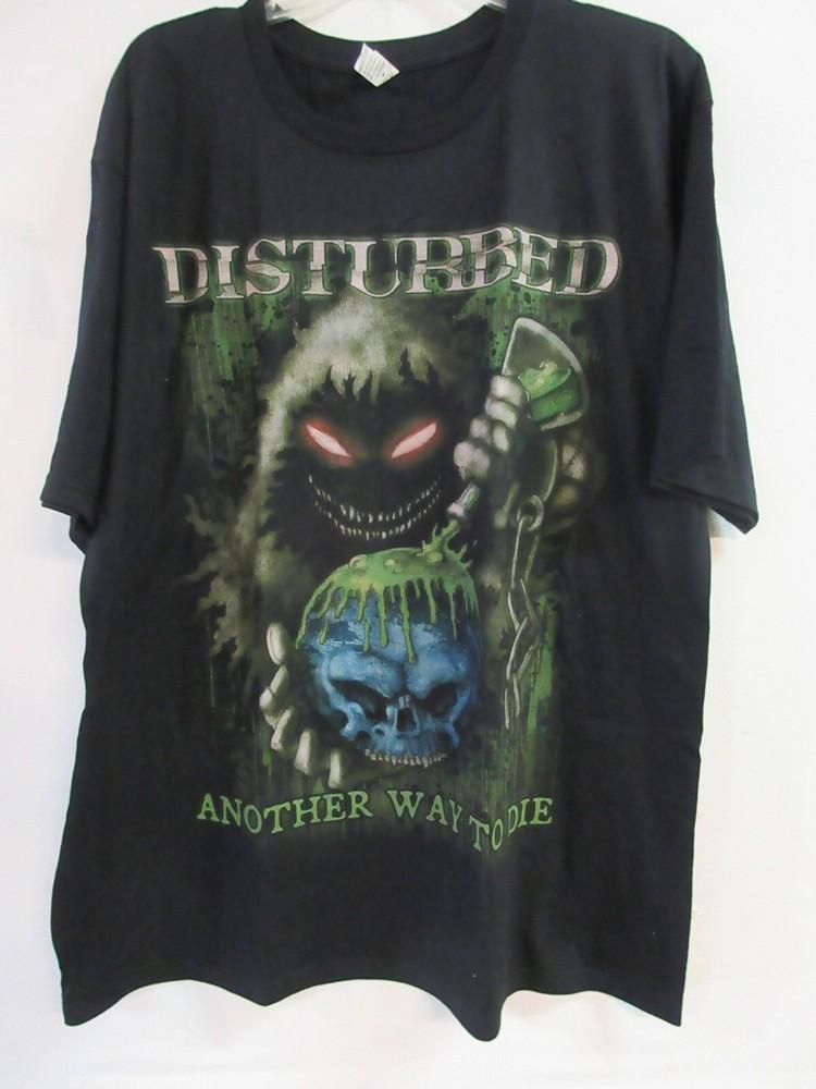 DISTURBED OFFICIAL MERCH WAY TO DIE CONCERT MUSIC  2XL / XXL Unisex T-Shirt XL