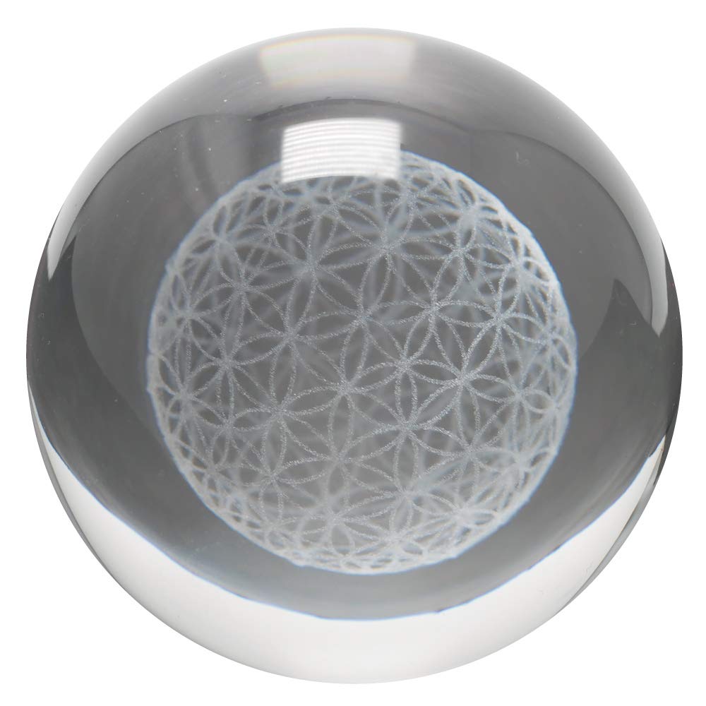 Luxury Handmade Crystal Flower of Life Ball with Orgonite, Original Purification and Healing