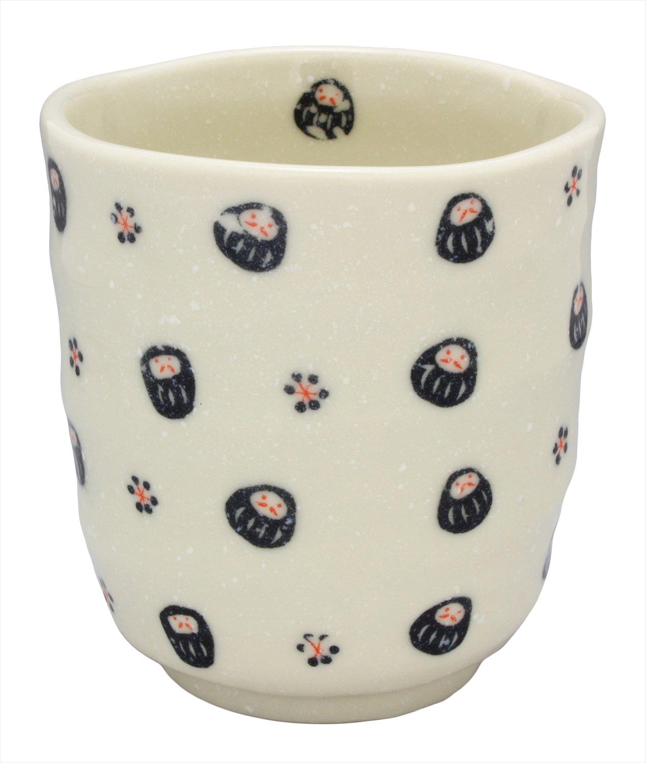 

Kaju Al Life Tea Cup Black 280ml Mino Ware Daruma Sushi Tea Cup K12326 чёрный