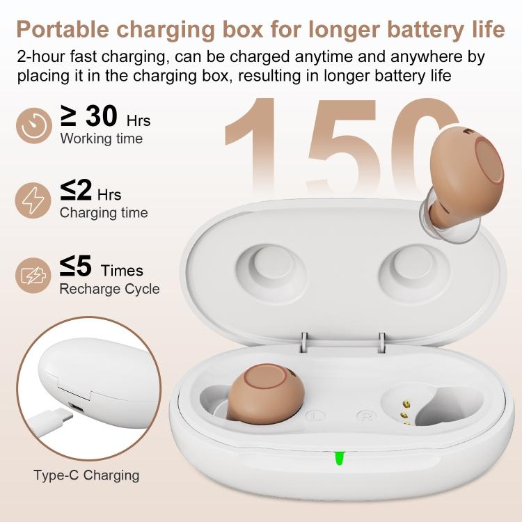 Z-26D1 Digital DSP In-ear TWS Invisible Hearing Aid Rechargeable Touch Control Sound Amplifier