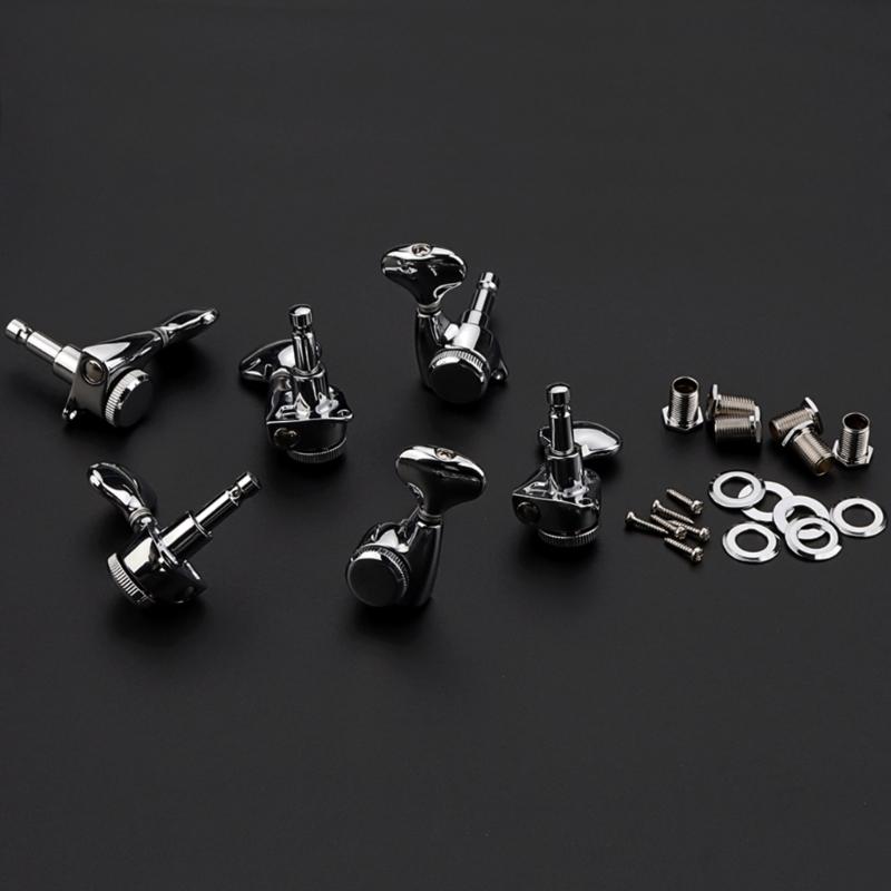 Guitar Tuners 3R3L Tuning Pegs Guitar String Tuner Guitar Accessories Metal Guitar Tuners Metal Texture for Guitars