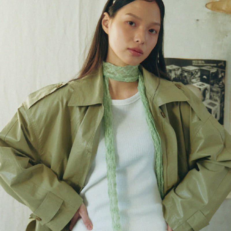 

COOKEESEE Net Lace Scarf (Mint) Mint