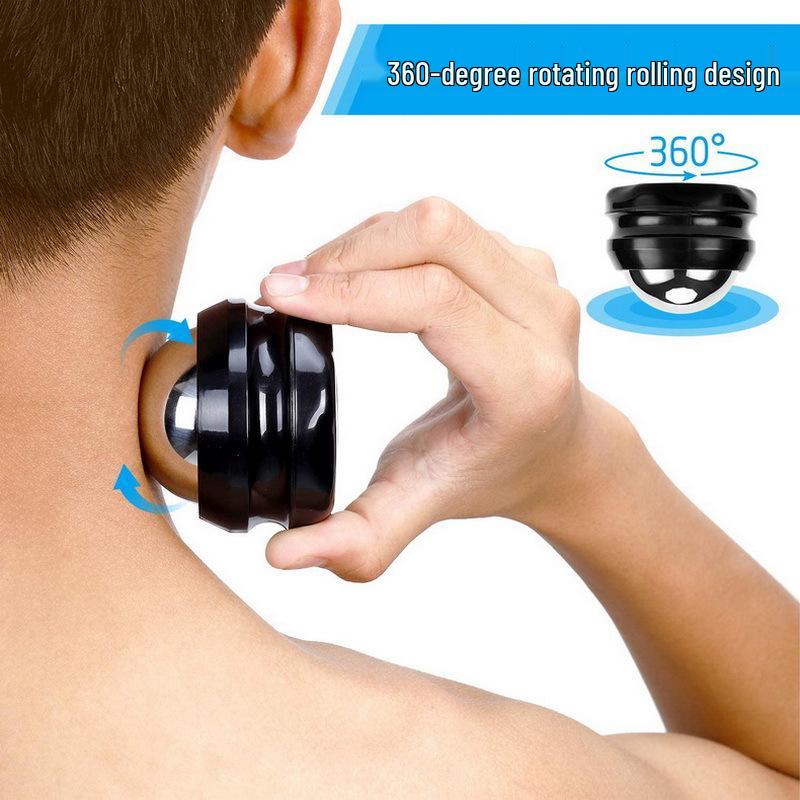 Stainless Steel Massage Ball Roller for Muscle Relaxation & Hot/Cold Therapy