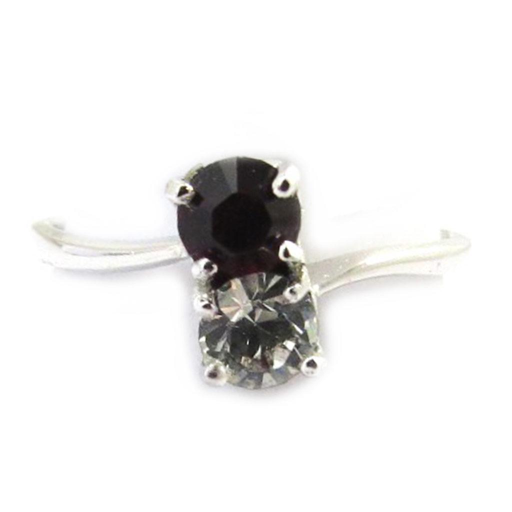 Silver Ring 'Câlin' Red White