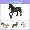 Impressionante Conjunto de 7 Peças de Modelos Estáticos de Cavalos Apresentando Quarto de Milha, Appaloosa e Hanoveriano Para Brincadeiras de Crianças e Decoração de Casa